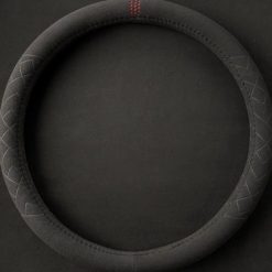 Bọc Vô Lăng Tay Lái Ô Tô Da Lộn Cao Cấp Êm Tay, Chống Trượt, Bền Bỉ, Size 38cm