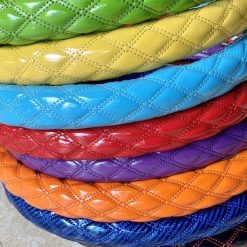 Bọc Vô Lăng Xe Tải Da Bóng Thái Lan Phong Cách Thể Thao, Nhiều Màu Sắc Size Lớn 40cm – 42cm – 45cm