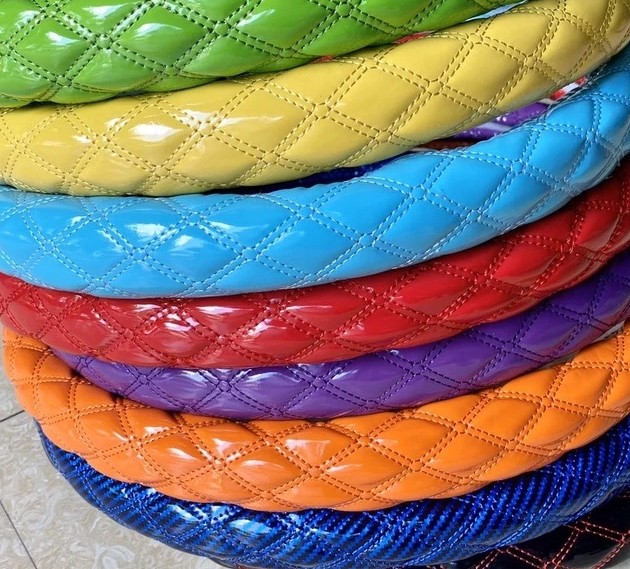 Bọc Vô Lăng Xe Tải Da Bóng Thái Lan Phong Cách Thể Thao, Nhiều Màu Sắc Size Lớn 40cm – 42cm – 45cm