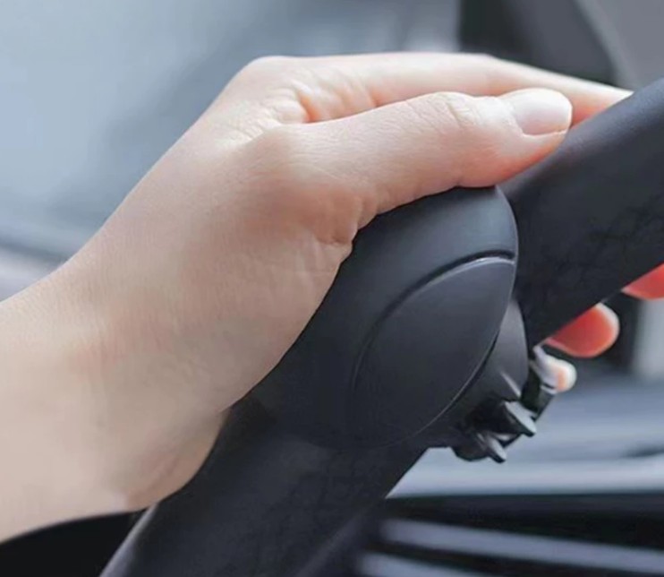 Bóng Trợ Lực Vô Lăng Ô Tô Núm Xoay 360° Giúp Lái Xe 1 Tay Nhẹ Nhàng Cho Xe Hơi & Xe Tải