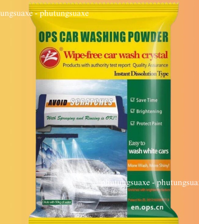 Bột Rửa Xe Không Chạm OPS, Chuẩn Châu Âu, Hiệu Quả Cao
