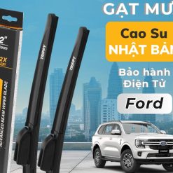 Cặp Gạt Mưa Ô Tô FORD TRIPPY Lưỡi Gạt Cao Su Nhật Bản Nhập Khẩu Bền Bỉ, Êm Ái