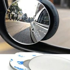 Cặp Gương Cầu Lồi Ô Tô Xóa Điểm Mù, Thủy Tinh Tráng Bạc, Xoay 360°, Tăng Góc Quan Sát