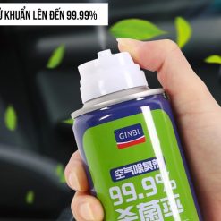Chai Khử Mùi Ô Tô 180ml Chai Xịt Nội Thất Xe & Khử Khuẩn Điều Hòa Hiệu Quả