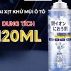 Chai Làm Sạch Khử Mùi Xe Ô Tô Cao Cấp Khử Khuẩn, Khử Mùi Điều Hòa Hiệu Quả, Không Gian Xe Thoáng Mát