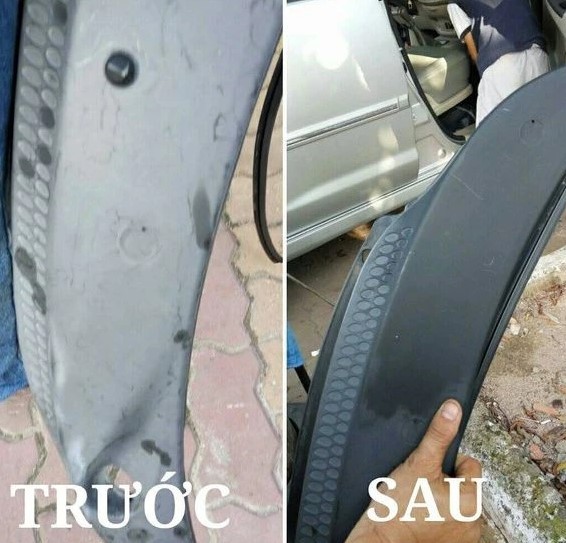 Chai Phục Hồi Nhựa Nhám Plastic Remover 10ml, Làm Mới Nhựa Đen Hiệu Quả