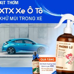 Chai Tinh Dầu Xịt Chống Say Xe VINA TƯƠI Khử Mùi Xe Ô Tô, Làm Thơm & Vệ Sinh Nội Thất Xe