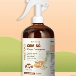 Chai Tinh Dầu Xịt Khử Mùi Xe Hơi VINA TƯƠI 100ml 500ml Thơm Xe Ô Tô, Giảm Say Xe Hiệu Quả