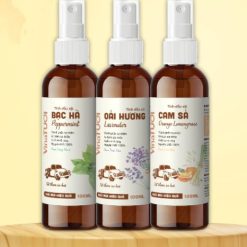 Chai Tinh Dầu Xịt Khử Mùi Xe Hơi VINA TƯƠI 100ml 500ml Thơm Xe Ô Tô, Giảm Say Xe Hiệu Quả
