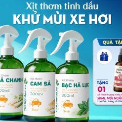 Chai Tinh Dầu Xịt Thơm Khử Mùi Xe 100ml/300ml/500ml Khử Mùi Hôi Nội Thất, Hương Thơm Dễ Chịu, Chống Say Xe