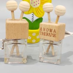 Chai Vỏ Lọ Đựng Tinh Dầu Kẹp Cài Xe Vuông, Bộ Khuếch Tán & Lọ Đựng Cao Cấp (8 Mẫu) 8ml / 10ml