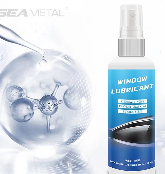 Chai Xịt Bôi Trơn Cửa Sổ Kính Xe Hơi SEAMETAL, Khử Tiếng Ồn, Dưỡng Cao Su Đa Năng