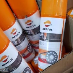 Chai Xịt Dưỡng Sên Repsol Moto Chain 400ML, Dầu Bôi Trơn Sên Xích Cao Cấp