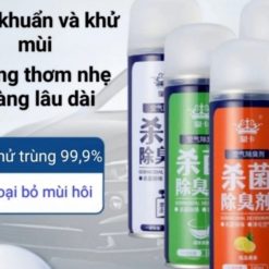 Chai Xịt Khử Mùi Diệt Khuẩn Xe Ô Tô, Làm Sạch Nội Thất, Khử Trùng Máy Lạnh, Hương Nước Hoa