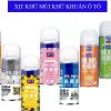Chai Xịt Khử Mùi Nội Thất & Khử Khuẩn Điều Hòa Xe Ô Tô 180ml, Làm Sạch Không Khí Nhanh