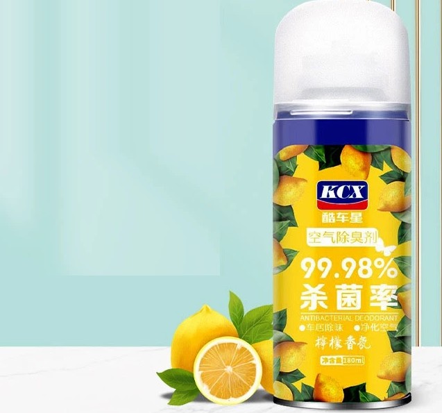 Chai Xịt Khử Mùi Nội Thất & Khử Khuẩn Điều Hòa Xe Ô Tô 180ml, Làm Sạch Không Khí Nhanh