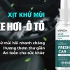 Chai Xịt Khử Mùi Xe Hơi Fresh Car Mùi Hương Dễ Chịu Thư Giãn, Khử Mùi Nội Thất Xe