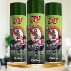 Chai Xịt Phủ Chống Chuột Xe Ô Tô 3T, Bảo Vệ Khoang Động Cơ, Ngăn Chuột Cắn Dây Điện