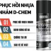 Chai Xịt Phục Hồi Nhựa Nhám & Đồ Da D-Chem Dưỡng, Đánh Bóng Nhựa Nhám Ô Tô Xe Máy