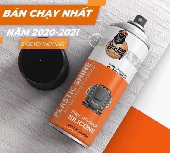 Chai Xịt Phục Hồi Nhựa Nhám Sprayking 400ml, Làm Sáng Nhựa, Cao Su, Da An Toàn