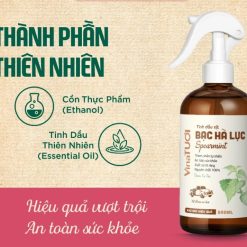 Chai Xịt Thơm Khử Mùi Ô Tô VINA TƯƠI 100ml/500ml Khử Mùi Nhanh, Chống Say Xe