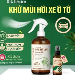 Chai Xịt Thơm Khử Mùi Ô Tô VINA TƯƠI 100ml/500ml Khử Mùi Nhanh, Chống Say Xe