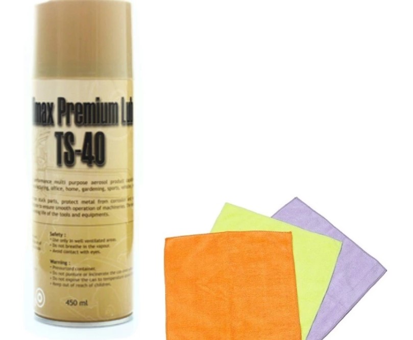 Chai Xịt Vệ Sinh Sên Xe Cao Cấp TS-40 450ml, Bôi Trơn, Chống Rỉ Sét Hiệu Quả