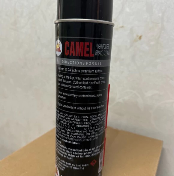 Chai Xịt Vệ Sinh Và Dưỡng Má Phanh Camel 500Ml, Phục Hồi Hiệu Suất Phanh