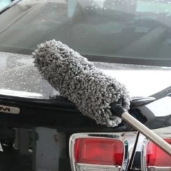 Chổi Lau Bụi Xe Ô Tô Sợi Dầu Chuyên Dụng, Cán Kim Loại Kéo Dài, Gọn Nhẹ Tiện Lợi