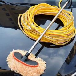 Chổi Lau Rửa Xe Ô Tô Cán Inox, Chổi Rửa Xe Đa Năng, Mềm Mại & Dễ Sử Dụng