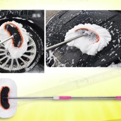 Chổi Lông Cán Dài Lau Rửa Xe Ô Tô Đa Năng, Vệ Sinh Nhanh Gọn, Không Tốn Sức