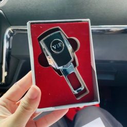 Chốt Dây An Toàn Xe Ô Tô Bọc Da Cao Cấp, Ngắt Tiếng Kêu Dây An Toàn