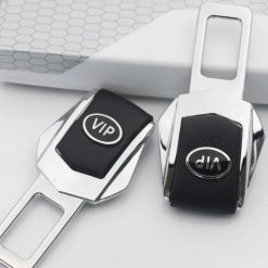 Chốt Dây An Toàn Xe Ô Tô Bọc Da Cao Cấp, Ngắt Tiếng Kêu Dây An Toàn