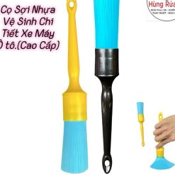 Cọ Rửa Chi Tiết Xe Ô Tô, Xe Máy Lông Nhựa Mịn Xanh, Đánh Bật Bụi Bẩn Mọi Ngóc Ngách