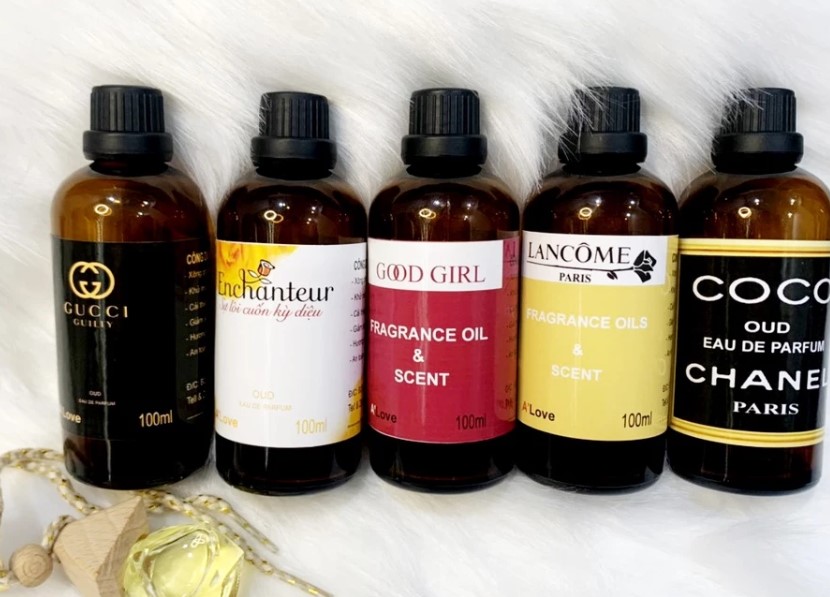 Combo 10 Chai Tinh Dầu Treo Xe Ô Tô, Khử Mùi Siêu Hiệu Quả, Sả Chanh, Quế