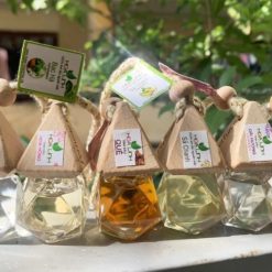 Combo 10 Chai Tinh Dầu Treo Xe Ô Tô, Mùi Sả Chanh, Quế, Bạc Hà Làm Thơm & Khử Mùi Tự Nhiên