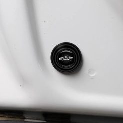 Combo 10 Đệm Giảm Chấn Ô Tô, Miếng Dán Giảm Lực Đóng Cửa, Chống Rung, Chống Xóc, Có Logo Hãng Xe