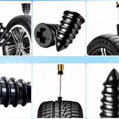 COMBO 10 Vít Vá Lốp Ô Tô Kèm Tua Vít Kaston Vá Lốp Nhanh, Tiện Lợi