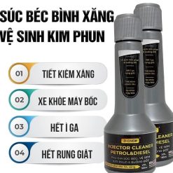 Combo 2 Chai Súc Béc & Vệ Sinh Kim Phun D-Chem Bảo Dưỡng Động Cơ Cho Xe Xăng & Dầu