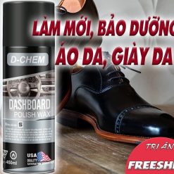 Combo 2 Chai Xi Đánh Bóng Giày Da, Áo Da D-Chem Vệ Sinh, Dưỡng Ẩm & Chống Mốc