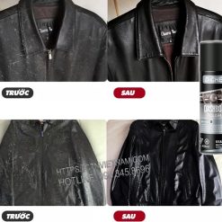 Combo 2 Chai Xi Đánh Bóng Giày Da, Áo Da D-Chem Vệ Sinh, Dưỡng Ẩm & Chống Mốc