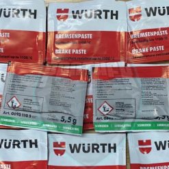 Combo 2 Gói Mỡ Tra Ắc Chốt Phanh BG 605BK & Mỡ Tra Má Phanh Wurth Brake Paste 5.5g