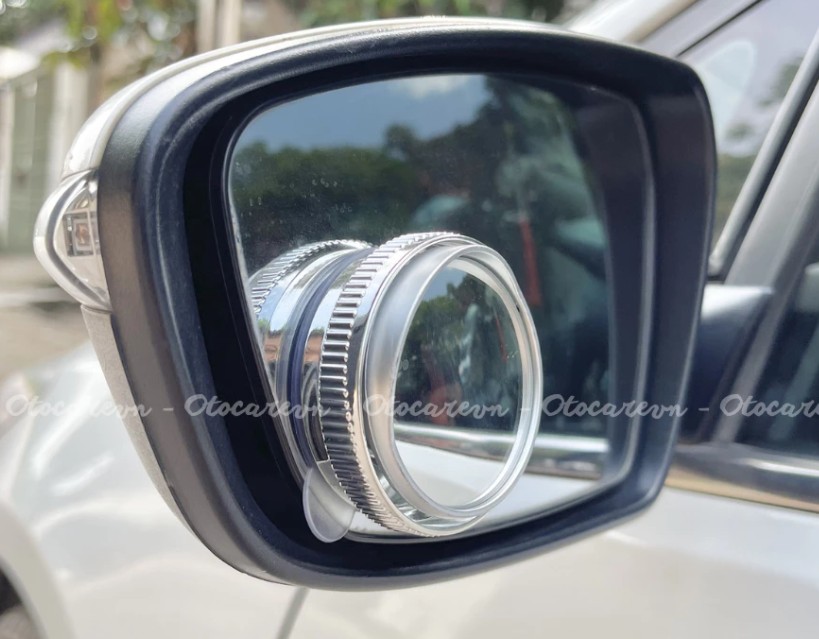 COMBO 2 Gương Cầu Lồi Xoay 360° Đế Hít Kính, Bám Chắc, Quan Sát, Xóa Điểm Mù Xe