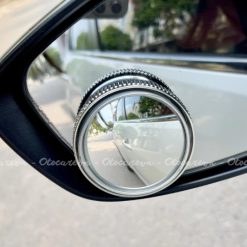 COMBO 2 Gương Cầu Lồi Xoay 360° Đế Hít Kính, Bám Chắc, Quan Sát, Xóa Điểm Mù Xe