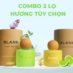 Combo 2 Lọ Nước Hoa Ô Tô BLANK 50ML, Hương Thơm Dịu Nhẹ, Khử Mùi Hiệu Quả Nội Thất Xe