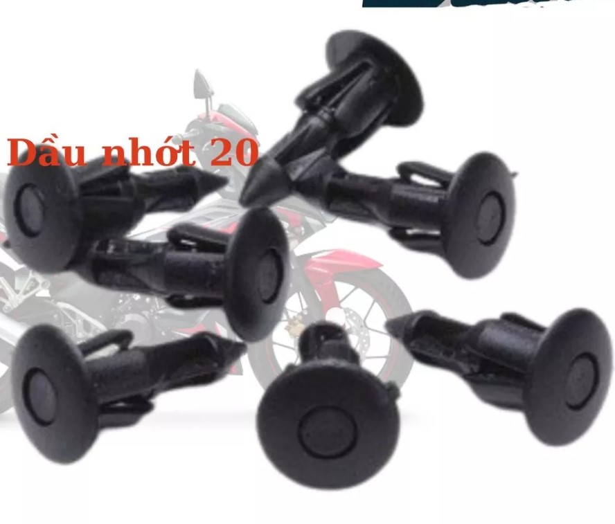 Combo 20 Ốc Nhựa Chốt Nhựa Bấm Dàn Áo Xe Máy 6ly (Loại Dày, Bền, Chắc)