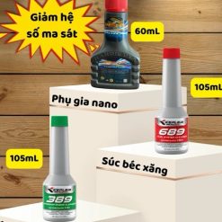 Combo 3 Chai Phụ Gia Cho Xe Máy, Nano Bảo Vệ Động Cơ, Súc Động Cơ & Súc Béc Xăng