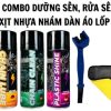 COMBO 3 Chai SPRAYKING Chăm Sóc Xe Dưỡng Sên, Rửa Sên, Phục Hồi Nhựa Nhám