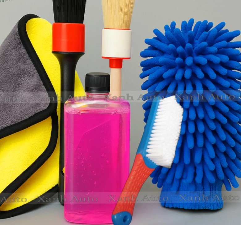 Combo 6 Món Chăm Sóc Xe Máy, Ô Tô Dochoixe79 Tiện Lợi, Đầy Đủ Dụng Cụ Cơ Bản