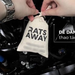 Combo Đuổi Chuột Chuyên Dụng Cho Xe Ô Tô – Chai Xịt + Túi Treo RATS AWAY
